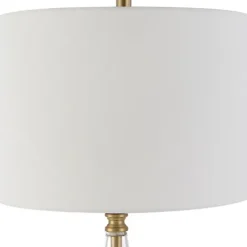 Kirkland's Home Gold Metal Cone Base Table Lamp- Table Lamps