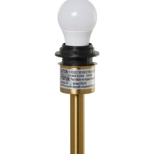 Kirkland's Home Gold Metal Dome Shade Floor Lamp- Floor Lamps