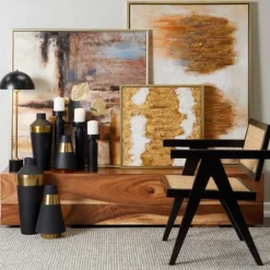 Kirkland's Home Gold Metal Dome Shade Table Lamp- Table Lamps