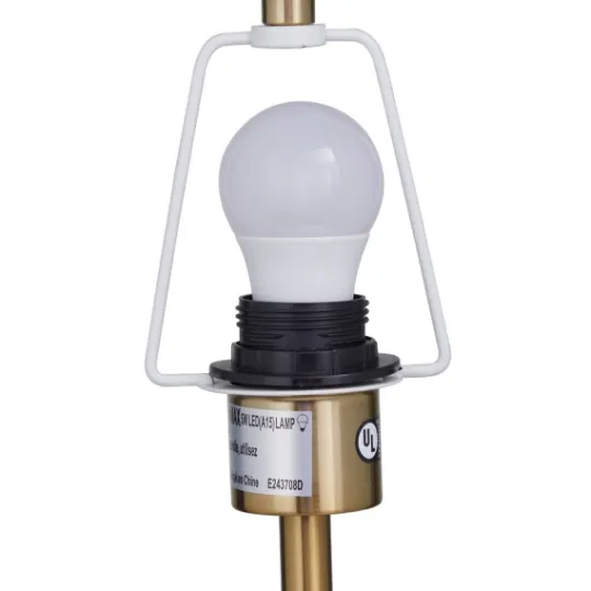 Kirkland's Home Gold Metal Dome Shade Table Lamp- Table Lamps