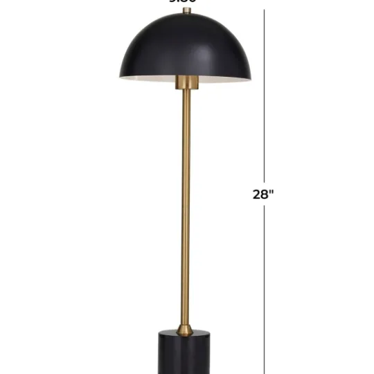 Kirkland's Home Gold Metal Dome Shade Table Lamp- Table Lamps