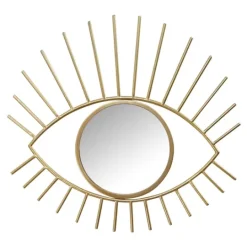 Kirkland's Home Gold Metal Eye Wall Mirror- Decorative Mirrors
