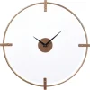 Kirkland's Home Gold Metal Frame Glass Face Wall Clock- Clocks