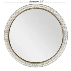 Kirkland's Home Gold Metal Frame Wall Mirror- Decorative Mirrors