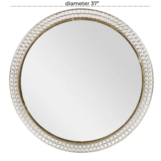 Kirkland's Home Gold Metal Frame Wall Mirror- Decorative Mirrors