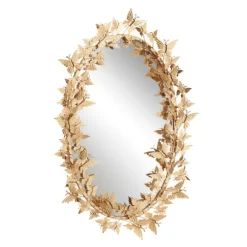 Kirkland's Home Gold Metal Layered Butterflies Framed Mirror- Decorative Mirrors