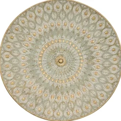 Kirkland's Home Gold Metal Medallion Wall Sculpture- Wall Plaques
