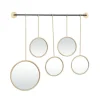 Kirkland's Home Gold Metal Ophelia Hanging Wall Mirror- Decorative Mirrors