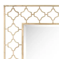 Kirkland's Home Gold Metal Quatrefoil Frame Mirror- Decorative Mirrors