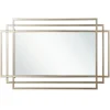 Kirkland's Home Gold Metal Triple Rectangle Wall Mirror- Decorative Mirrors