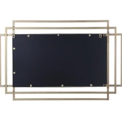Kirkland's Home Gold Metal Triple Rectangle Wall Mirror- Decorative Mirrors