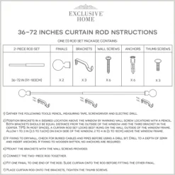 Kirkland's Home Gold Open Sphere Curtain Rod, 72 In.- Curtain Rods & Hardware