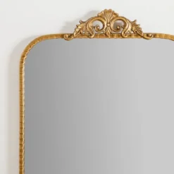 Kirkland's Home Gold Ornate Carved Large Wall Mirror- Decorative Mirrors