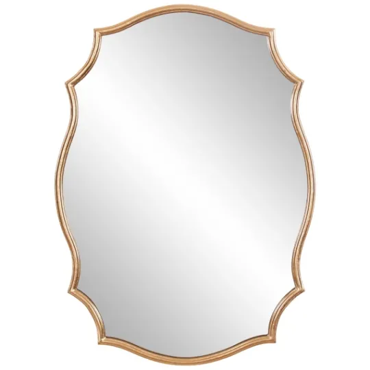 Kirkland's Home Gold Ornate Scalloped Mirror- Decorative Mirrors
