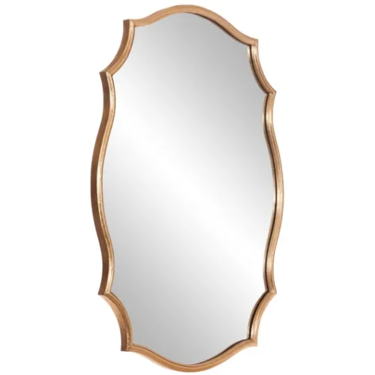 Kirkland's Home Gold Ornate Scalloped Mirror- Decorative Mirrors