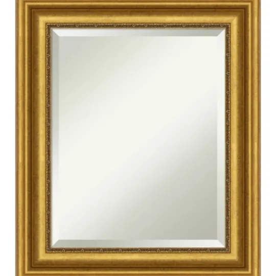 Kirkland's Home Gold Patina Scalloped Frame Mirror- Decorative Mirrors