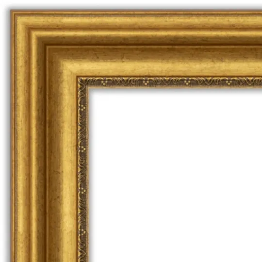 Kirkland's Home Gold Patina Scalloped Frame Mirror- Decorative Mirrors