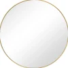 Kirkland's Home Gold Round Simple Frame Large Wall Mirror- Framed Mirrors