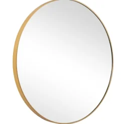 Kirkland's Home Gold Round Simple Frame Large Wall Mirror- Framed Mirrors