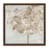 Kirkland's Home Gold Shimmering Tree Framed Canvas Art Print- Framed Art