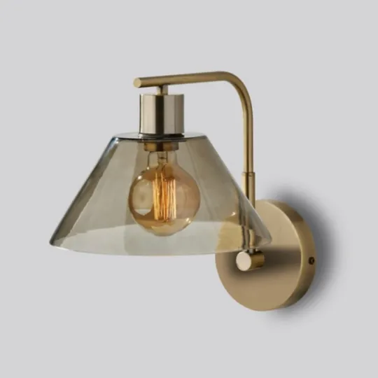 Kirkland's Home Gold Smoked Glass Sconce- Sconces