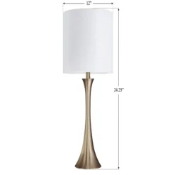 Kirkland's Home Gold Sparkle Shade Tapered Table Lamps, Set Of 2- Table Lamps