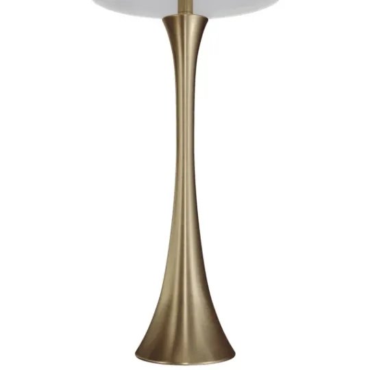 Kirkland's Home Gold Sparkle Shade Tapered Table Lamps, Set Of 2- Table Lamps