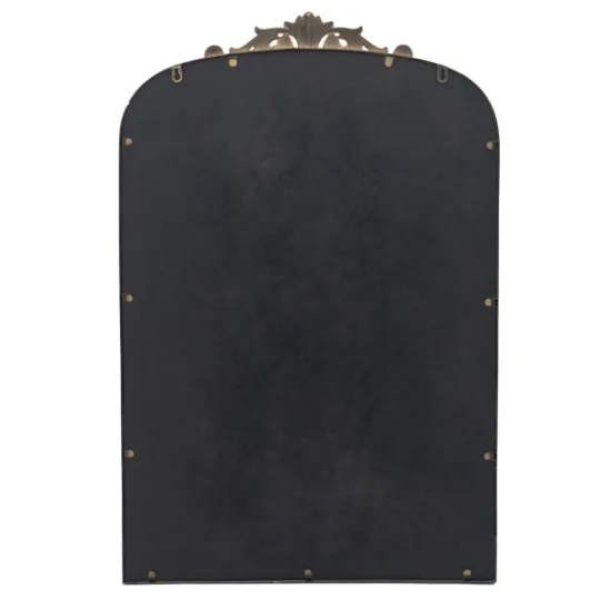 Kirkland's Home Gold Studded Scroll Arched Mirror, 36 In.- Decorative Mirrors