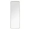 Kirkland's Home Gold Thin Iron Frame Curved Corner Mirror- Decorative Mirrors