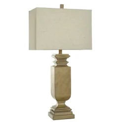 Kirkland's Home Gold Traditional Rectangular Table Lamp- Table Lamps