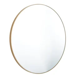 Kirkland's Home Gold Wood Round Frame Mirror- Decorative Mirrors