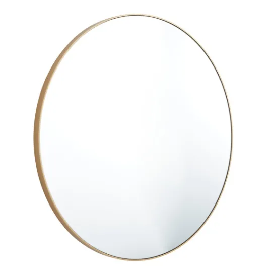 Kirkland's Home Gold Wood Round Frame Mirror- Decorative Mirrors