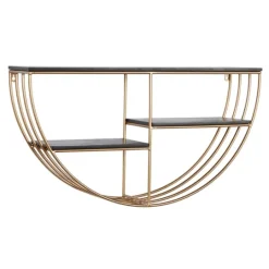 Kirkland's Home Golden Half Moon Wall Shelves- Shelves