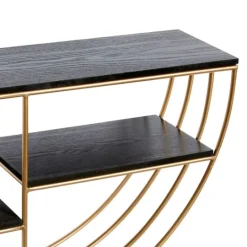 Kirkland's Home Golden Half Moon Wall Shelves- Shelves