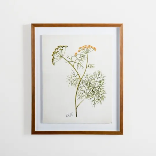 Kirkland's Home Golden Leaves Herbs Dill Framed Art Print- Framed Art