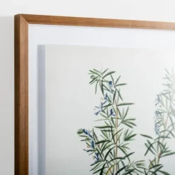 Kirkland's Home Golden Leaves Herbs Rosemary Framed Art Print- Framed Art