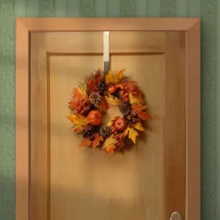 Kirkland's Home Golden Maple Pumpkins Harvest Wreath- Wreaths