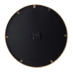 Kirkland's Home Golden Mirrored Marbling Wall Clock- Clocks