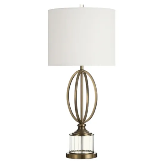 Kirkland's Home Golden Open Egg Base Table Lamp- Table Lamps