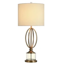 Kirkland's Home Golden Open Egg Base Table Lamp- Table Lamps