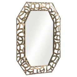 Kirkland's Home Golden Ringed Octopus Framed Mirror- Decorative Mirrors