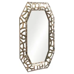 Kirkland's Home Golden Ringed Octopus Framed Mirror- Decorative Mirrors