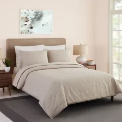 Kirkland's Home Golden Shore Textured 3-Pc. Queen Duvet Set- Duvets