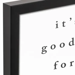 Kirkland's Home Good Day For A Good Day Framed Canvas Wall Plaque- Wall Quotes & Signs