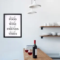 Kirkland's Home Good Food, Good Times Framed Wall Plaque- Wall Quotes & Signs