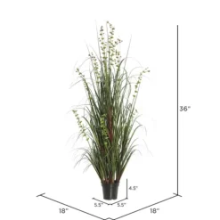 Kirkland's Home Grass And Eucalyptus Potted Plant- Trees & Topiaries