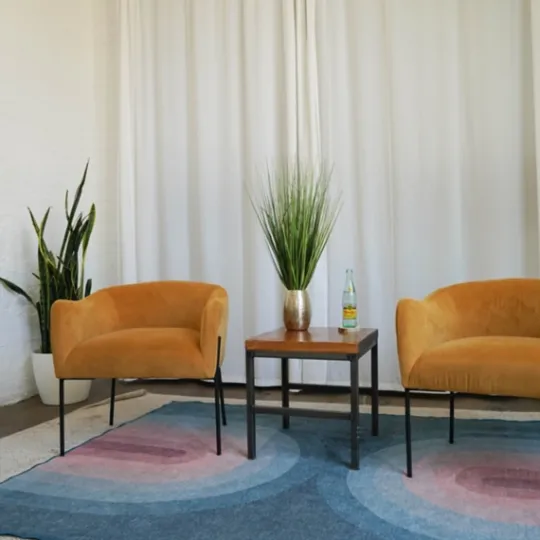 Kirkland's Home Grass Arrangement In Crackled Gold Pot- Arrangements & Greenery