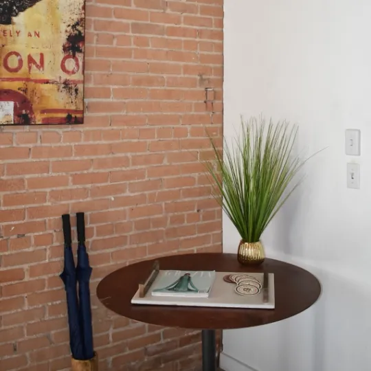 Kirkland's Home Grass Arrangement In Gold Ribbed Pot- Arrangements & Greenery