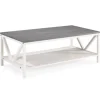Kirkland's Home Gray And Barnwood Coffee Table- Coffee Tables