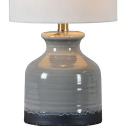 Kirkland's Home Gray And Black Ceramic Table Lamp, Set Of 2- Table Lamps